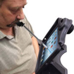 Adj Touch Screen Mouth Stylus w.person 2025